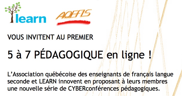 Cyberconférence : 5 à 7 pédagogique