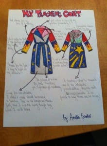 Amelia Brooker's coat