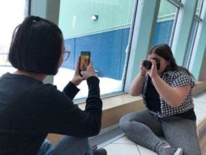 Students use technology for Digital Storytelling